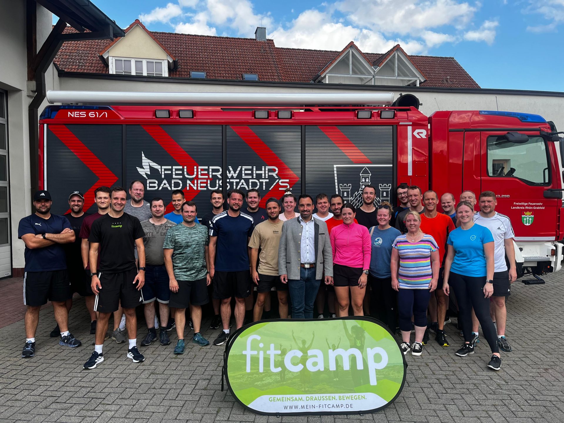fitcamp Bad Neustadt mit der Feuerwehr Bad Neustadt / Rhön Grabfeld